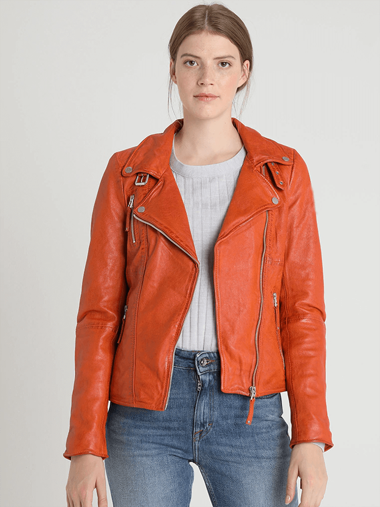 Sculpt Australia womens leather jacket Cathy Lapel Collar Leather Jacket