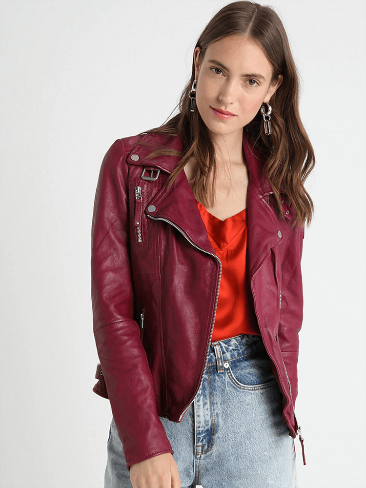 Sculpt Australia womens leather jacket Cathy Lapel Collar Leather Jacket