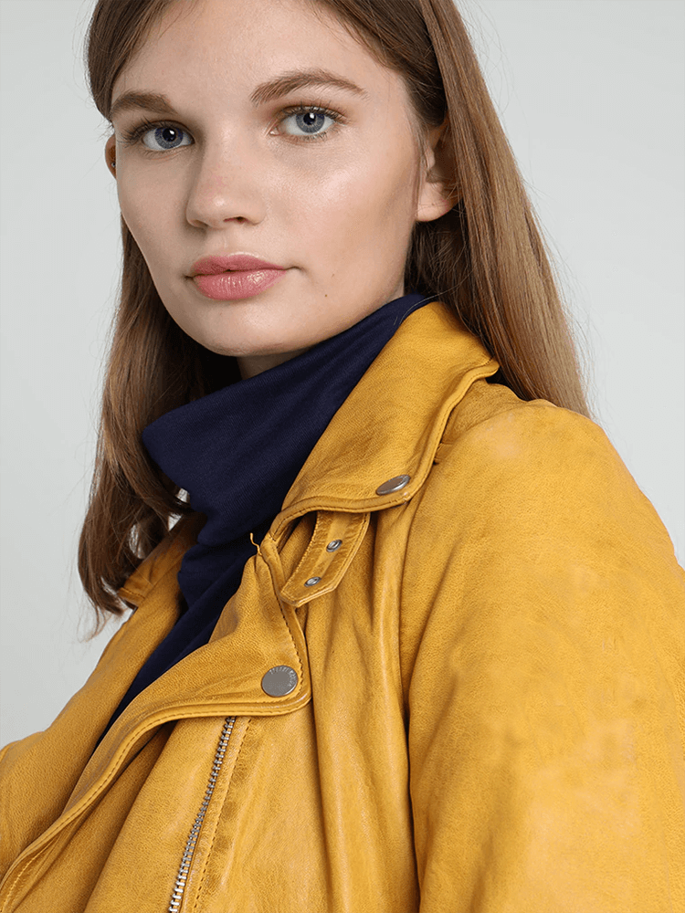 Sculpt Australia womens leather jacket Cathy Lapel Collar Leather Jacket