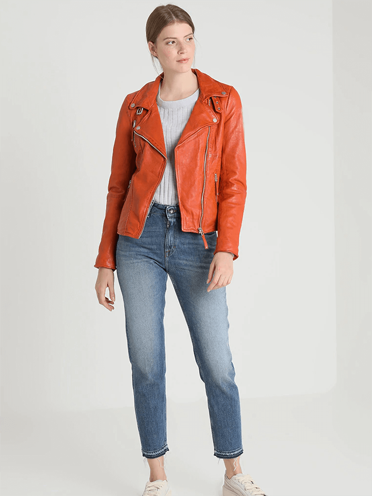 Sculpt Australia womens leather jacket Cathy Lapel Collar Leather Jacket