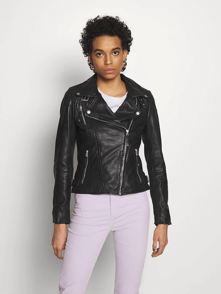 Sculpt Australia womens leather jacket Cathy Lapel Collar Leather Jacket