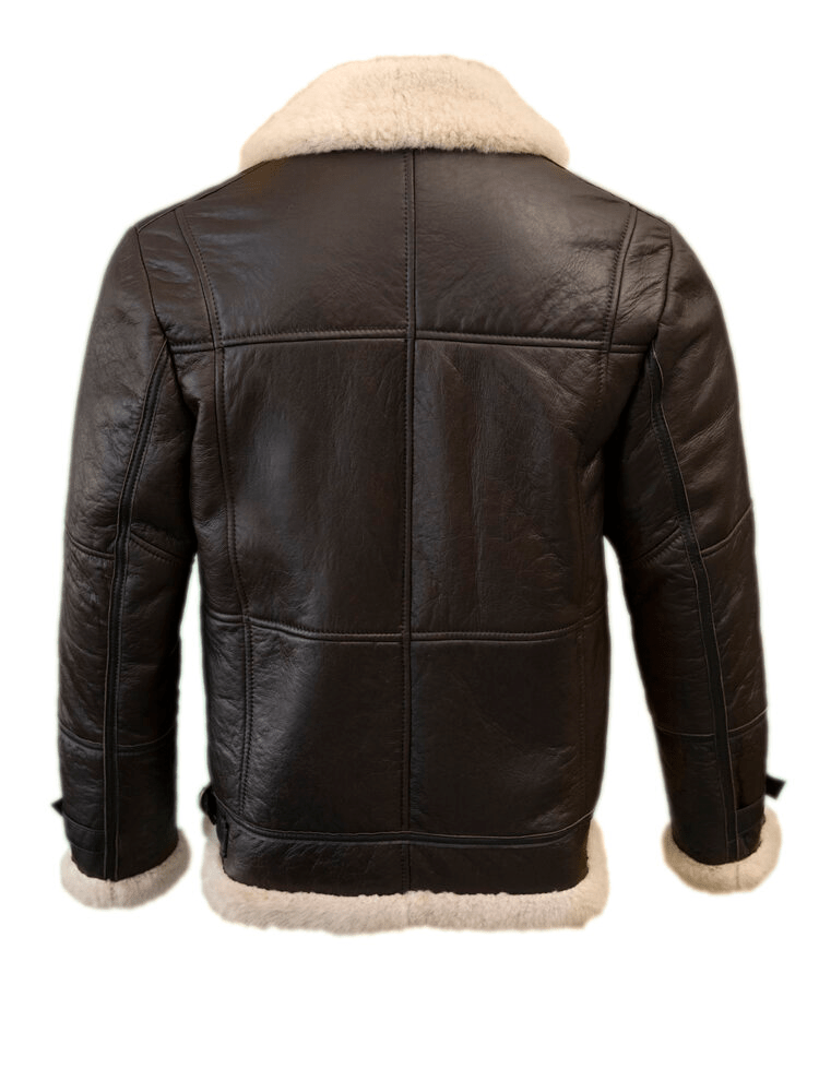David Brown Shearling Leather Jacket