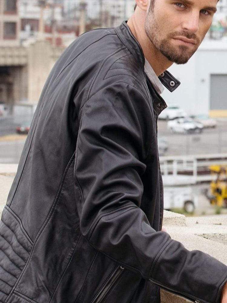 Sculpt Australia Men's Leather Moto Jacket
