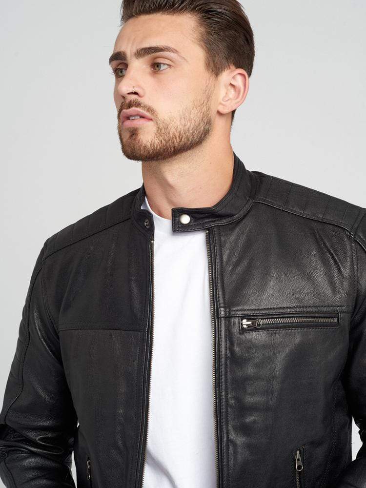 Sculpt Australia mens leather jacket Ethan Black Leather Jacket