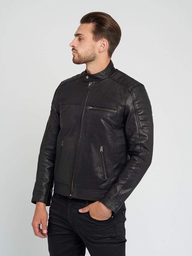 Sculpt Australia mens leather jacket Ethan Black Leather Jacket