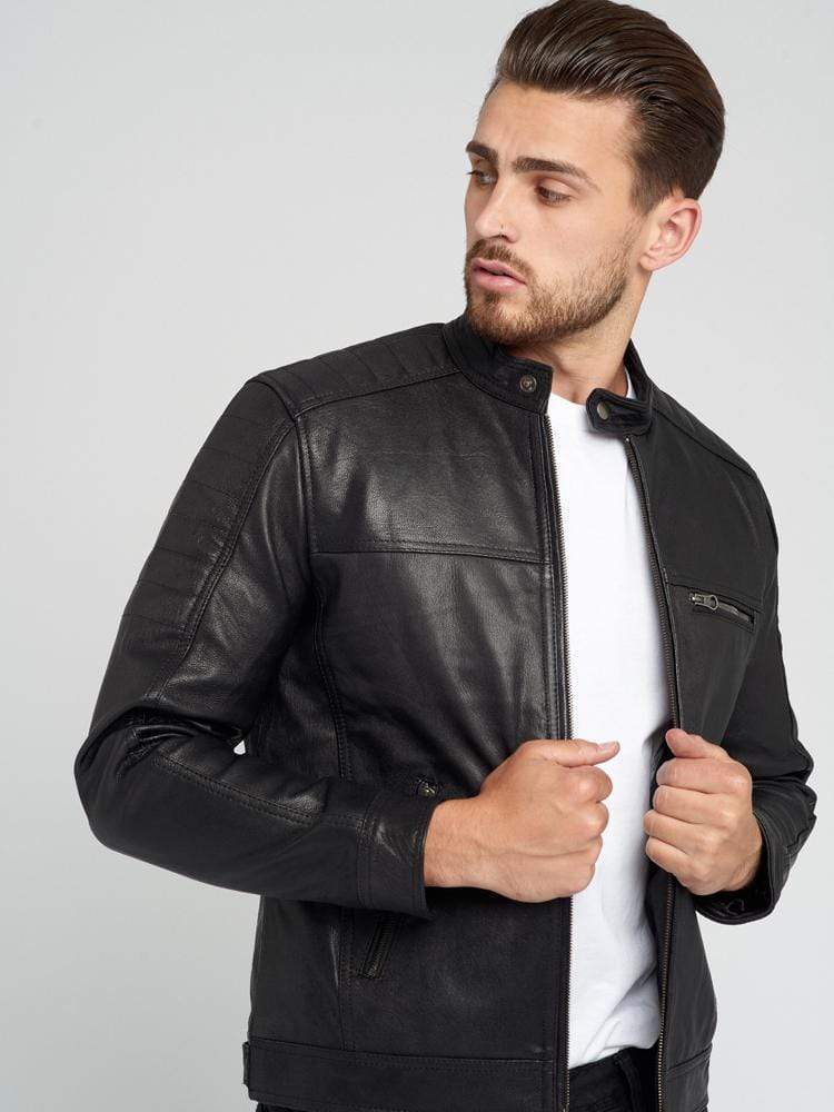 Sculpt Australia mens leather jacket Ethan Black Leather Jacket