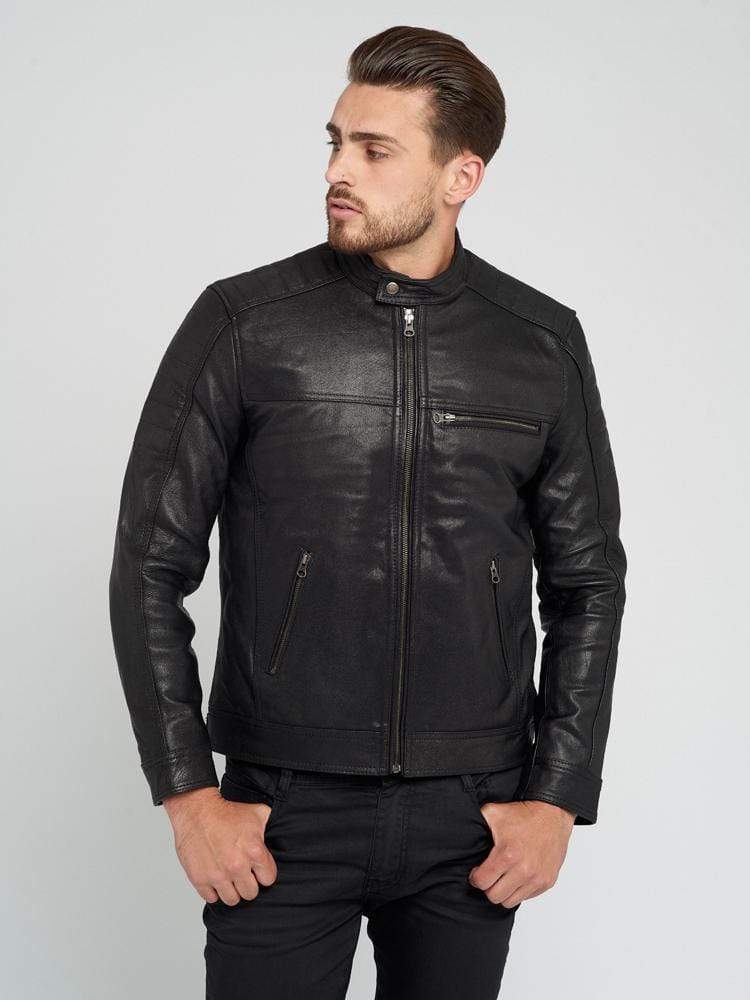Sculpt Australia mens leather jacket Ethan Black Leather Jacket