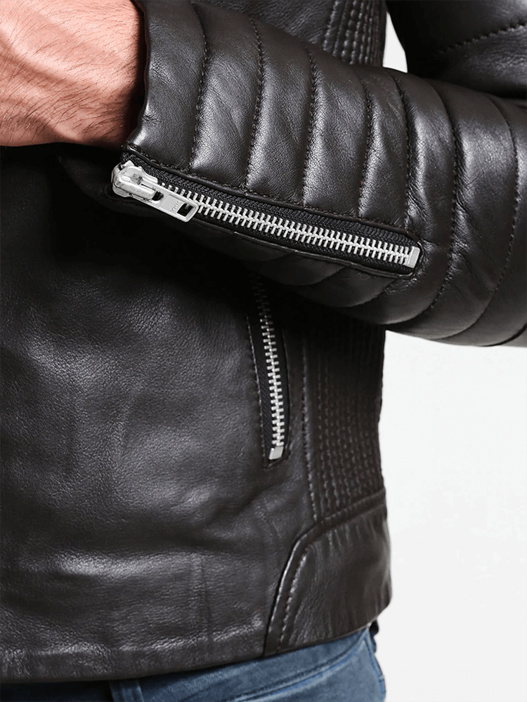 Sculpt Australia mens leather jacket Nicholas Black Leather Jacket