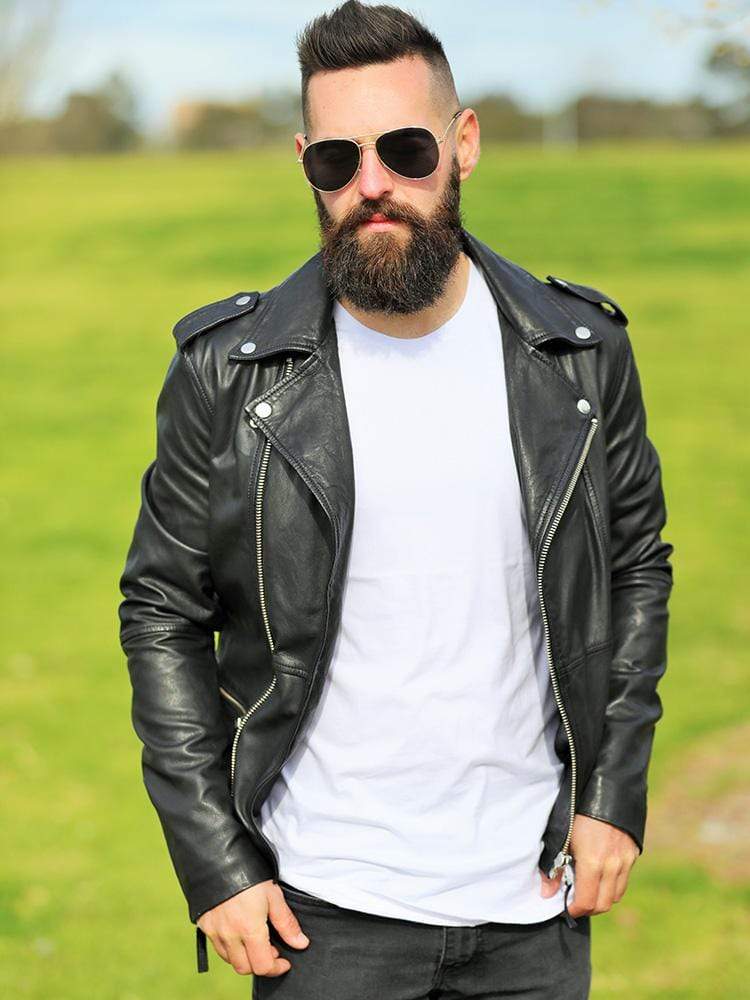Sculpt Australia mens leather jacket Sculpt's Designer Mens Leather Jacket