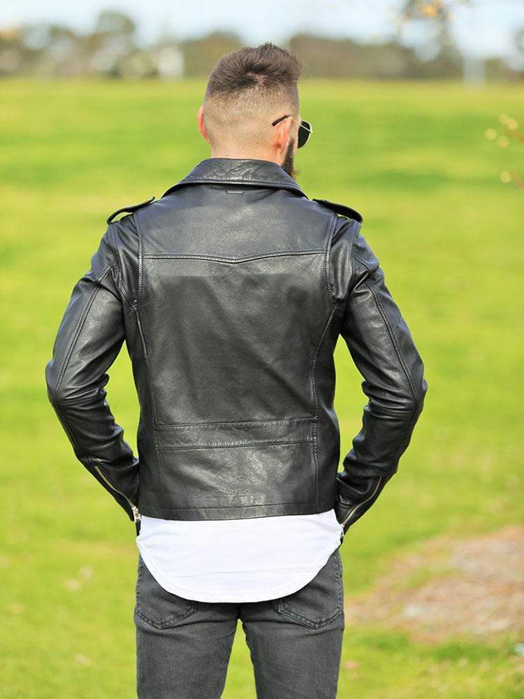 Sculpt Australia mens leather jacket Sculpt's Designer Mens Leather Jacket