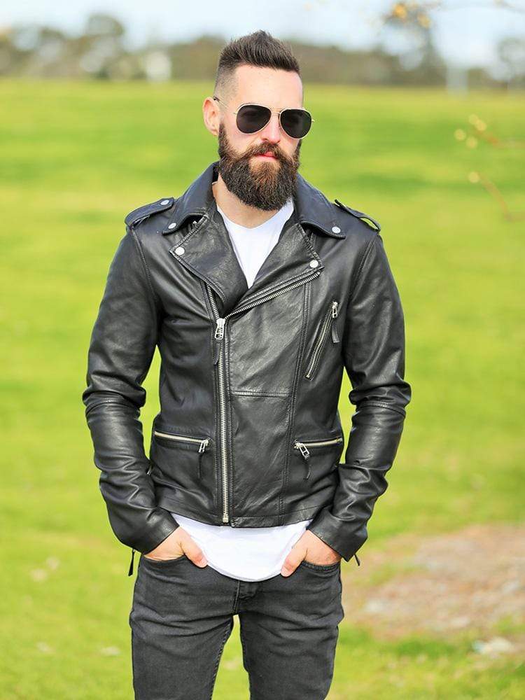 Sculpt Australia mens leather jacket Sculpt's Designer Mens Leather Jacket