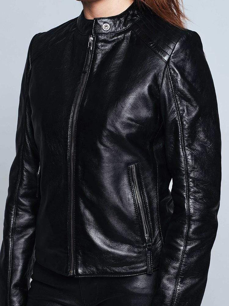 Sculpt Australia womens leather jacket Ashley Black Leather Jacket