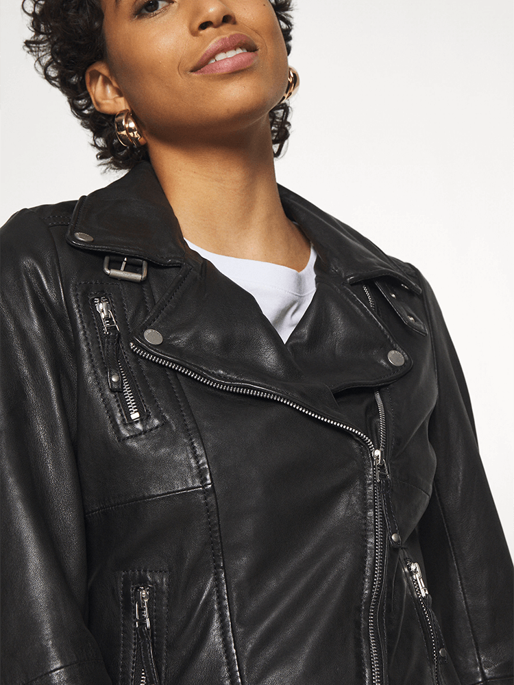 Sculpt Australia womens leather jacket Cathy Lapel Collar Leather Jacket