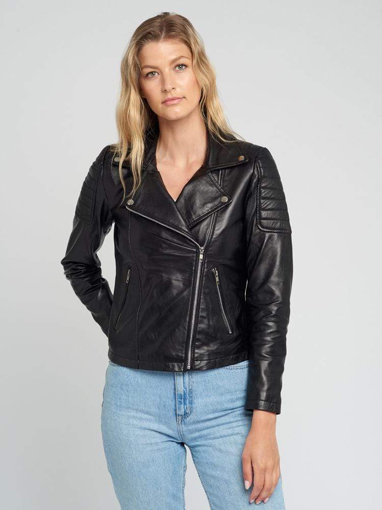 Sculpt Australia womens leather jacket Keira Black Leather Jacket