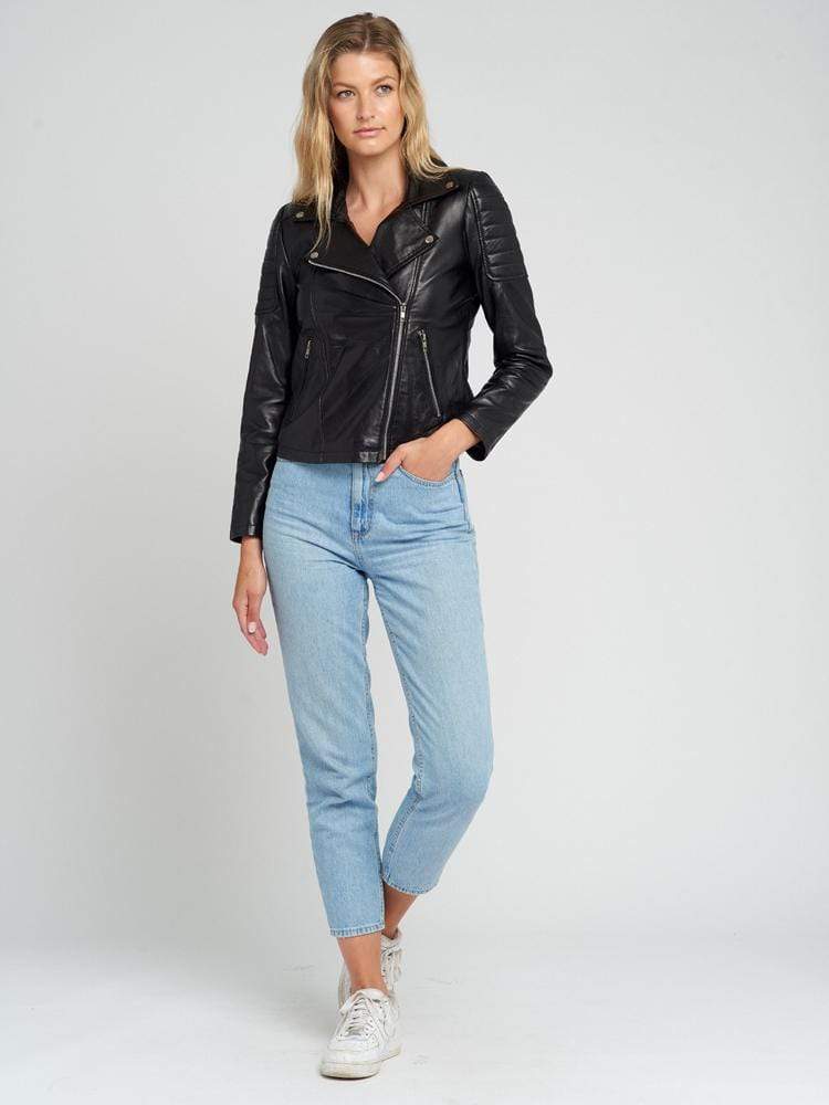 Sculpt Australia womens leather jacket Keira Black Leather Jacket