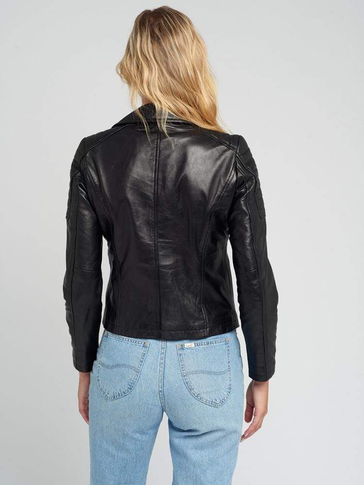 Sculpt Australia womens leather jacket Keira Black Leather Jacket